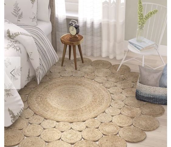 Le tapis en jute : un choix naturel pour une chambre apaisante
