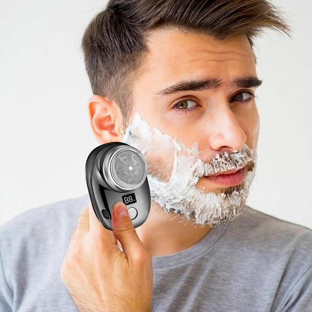 shaving cream with electric shaver