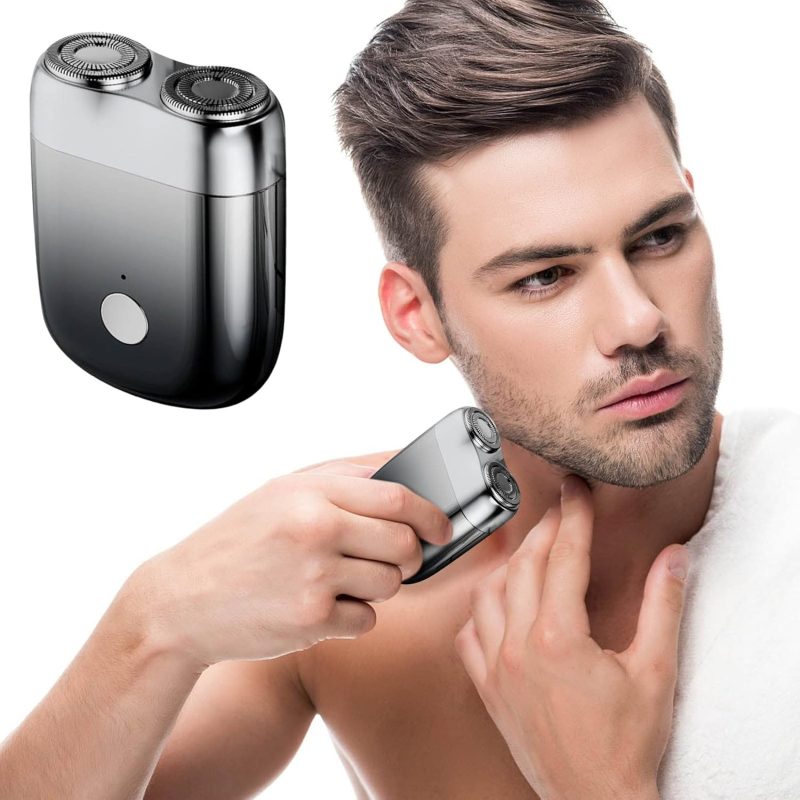 how to use an electric shaver on face