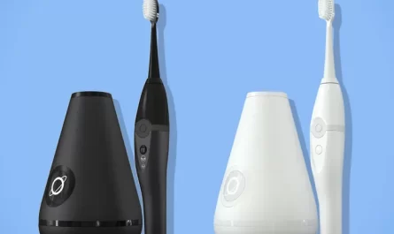 an electric toothbrush