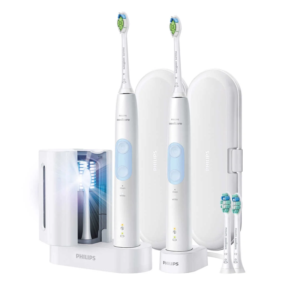 an electric toothbrush