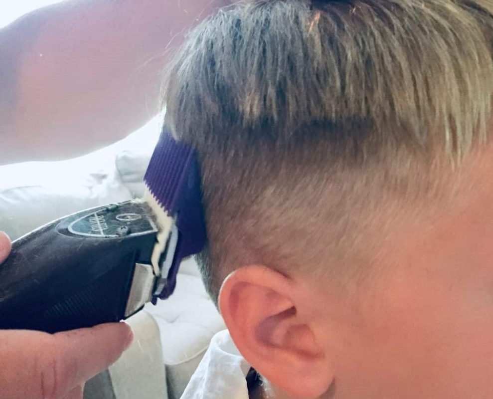 cut kids hair with clippers