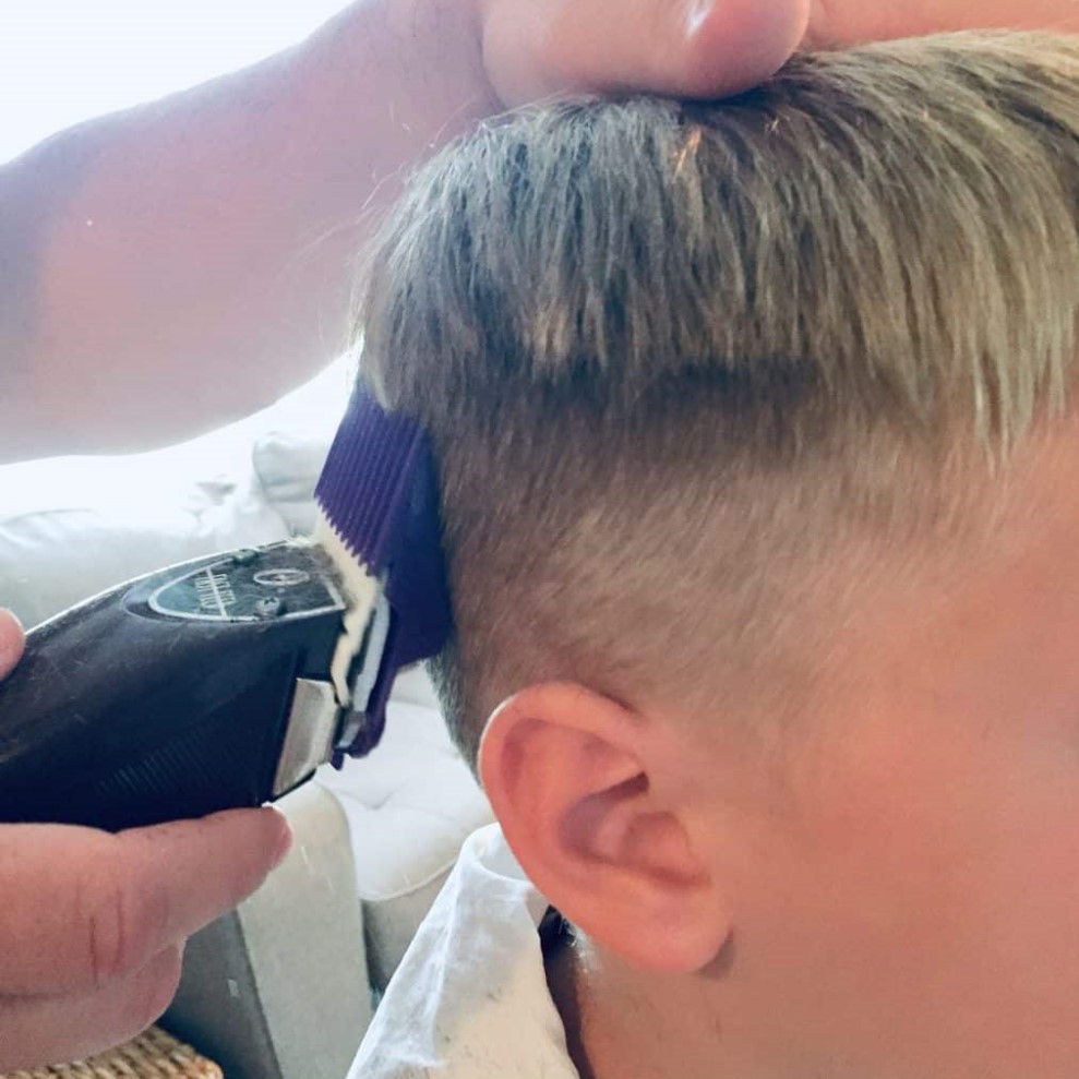 cut kids hair with clippers