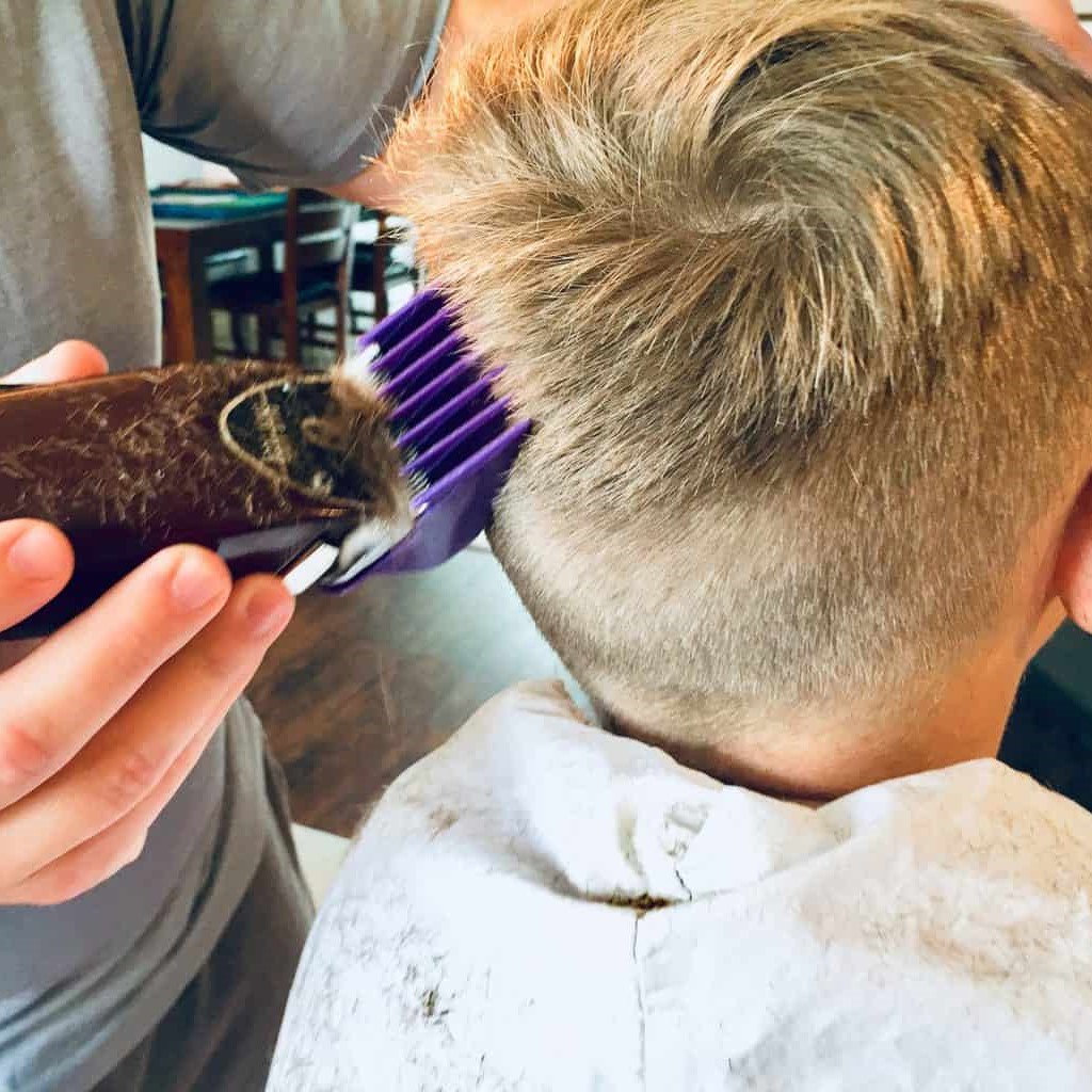 cut kids hair with clippers