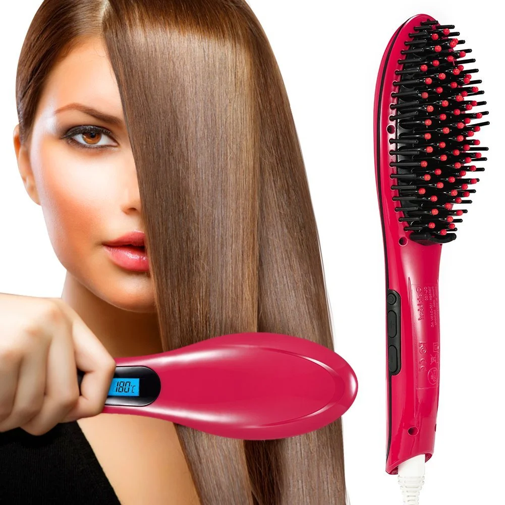 hair brush straightener