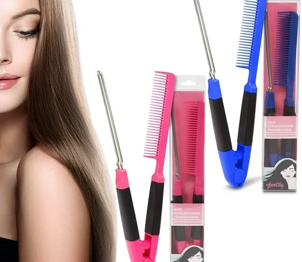 Hair Straightener Comb: Salon Smoothness in 3 Minutes