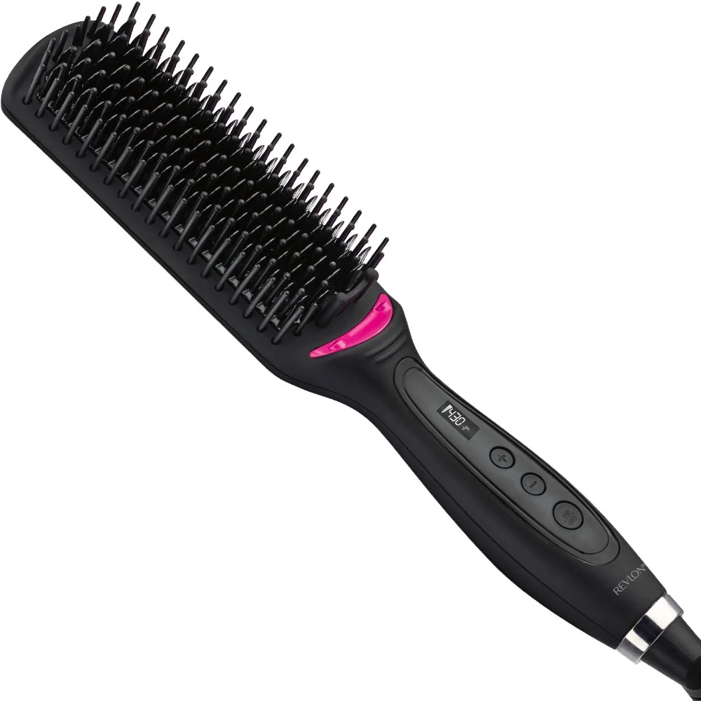 hair dryer brush straightener