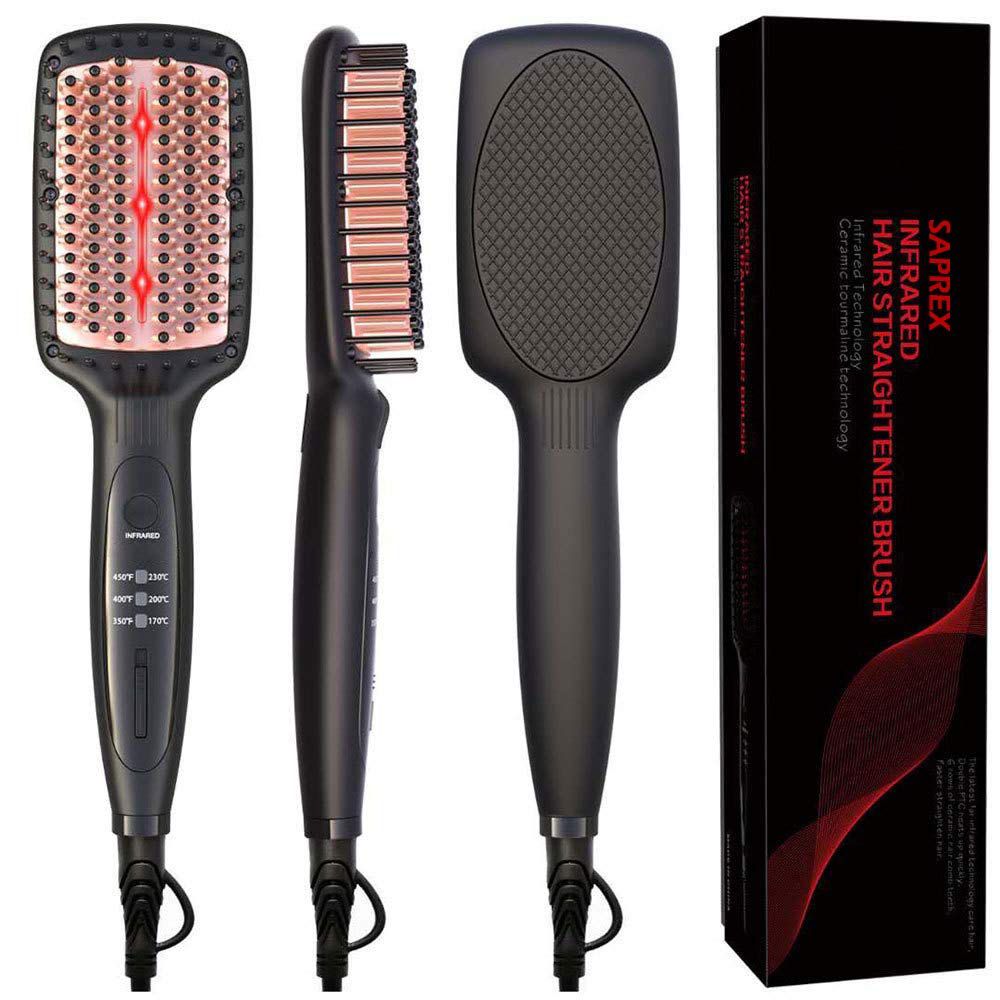 hair dryer brush straightener