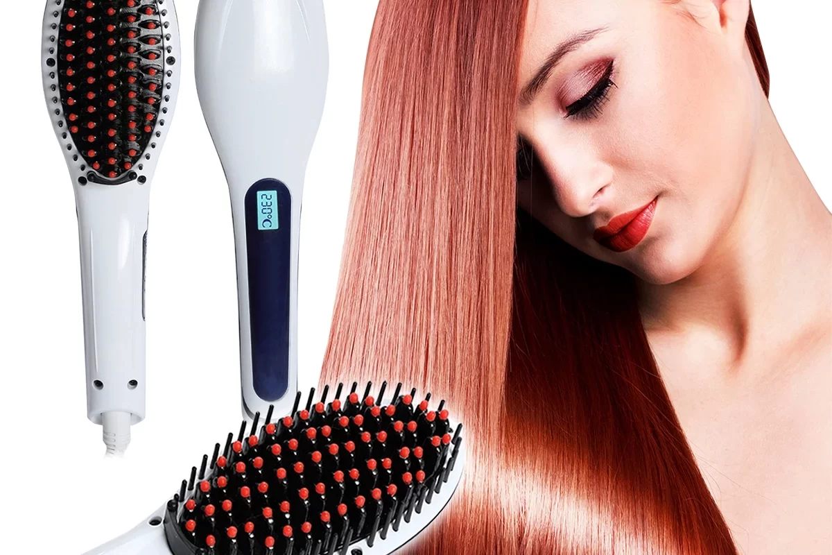 brush hair straightener