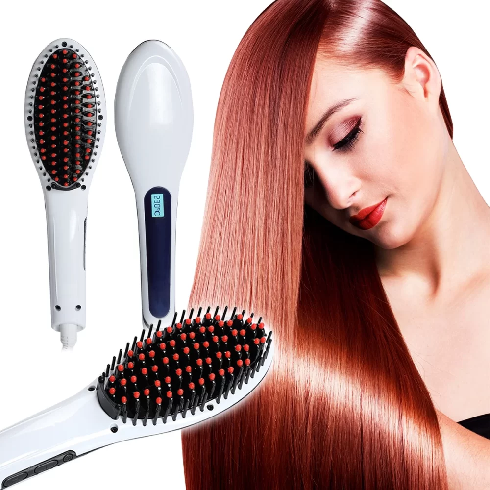 brush hair straightener