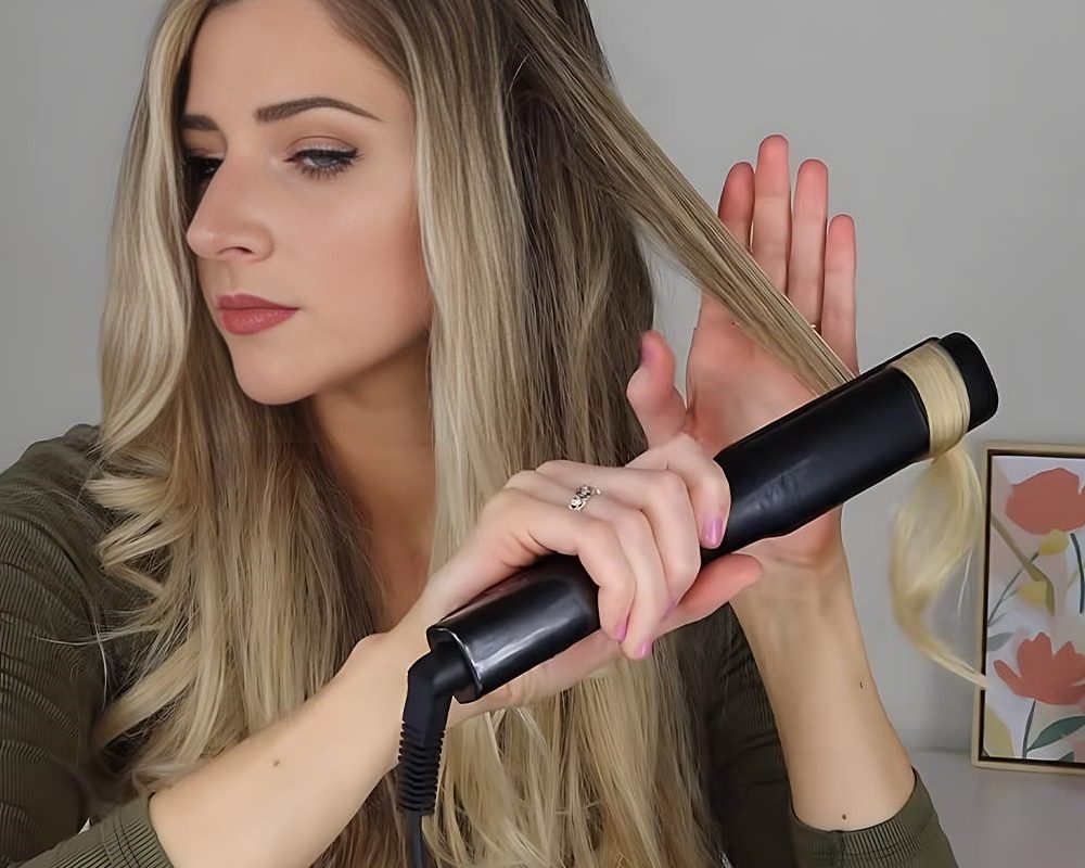 curl hair with straightener