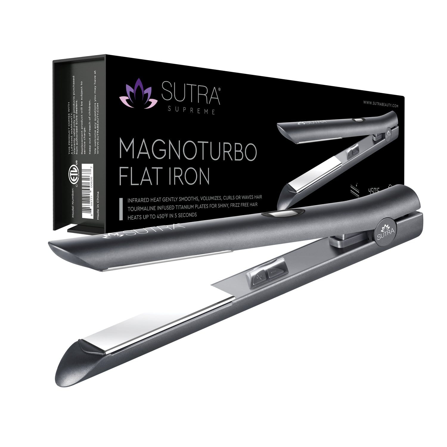 titanium hair straightener