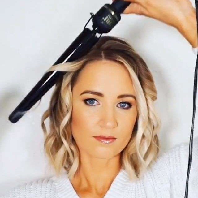 curl your hair with a straightener