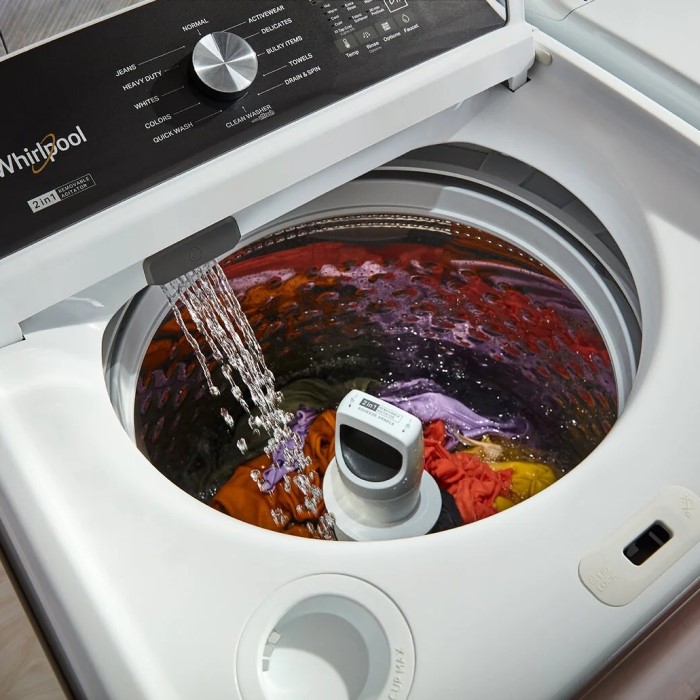 top load washer with agitator